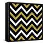 Bling Chevron-Tina Lavoie-Framed Stretched Canvas