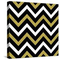 Bling Chevron-Tina Lavoie-Stretched Canvas