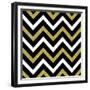 Bling Chevron-Tina Lavoie-Framed Giclee Print