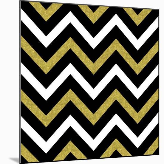 Bling Chevron-Tina Lavoie-Mounted Giclee Print