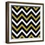 Bling Chevron-Tina Lavoie-Framed Giclee Print