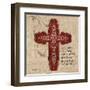 Blingy Cross 1-Diane Stimson-Framed Art Print