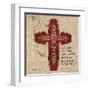 Blingy Cross 1-Diane Stimson-Framed Art Print
