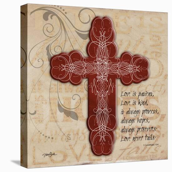 Blingy Cross 1-Diane Stimson-Stretched Canvas