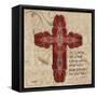 Blingy Cross 1-Diane Stimson-Framed Stretched Canvas
