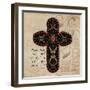 Blingy Cross 2-Diane Stimson-Framed Art Print