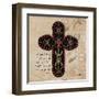 Blingy Cross 2-Diane Stimson-Framed Art Print