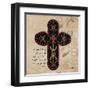 Blingy Cross 2-Diane Stimson-Framed Art Print