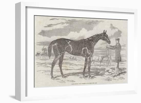 Blink Bonny, the Winner of the Derby and Oaks-Harry Hall-Framed Giclee Print