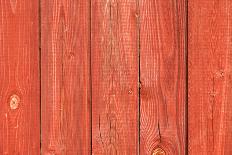 Red Wood Texture with Natural Patterns-blinow61-Framed Photographic Print