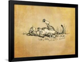 Bliss in the Grass-Evie Cook-Framed Premium Giclee Print