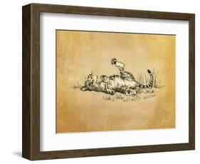 Bliss in the Grass-Evie Cook-Framed Giclee Print