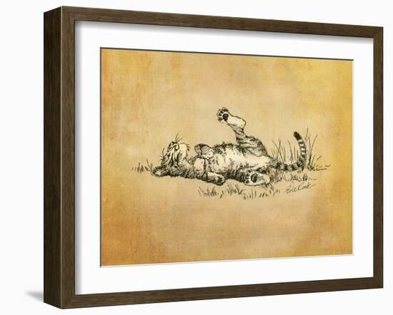 Bliss in the Grass-Evie Cook-Framed Giclee Print