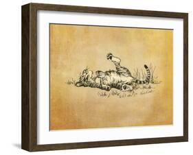 Bliss in the Grass-Evie Cook-Framed Giclee Print