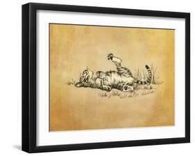 Bliss in the Grass-Evie Cook-Framed Giclee Print