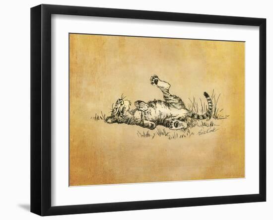 Bliss in the Grass-Evie Cook-Framed Giclee Print