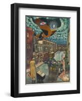 Blitz: Plane Flying-Clive Branson-Framed Giclee Print