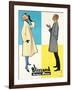 Blizzand Trench Coats-null-Framed Art Print