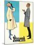 Blizzand Trench Coats-null-Mounted Art Print