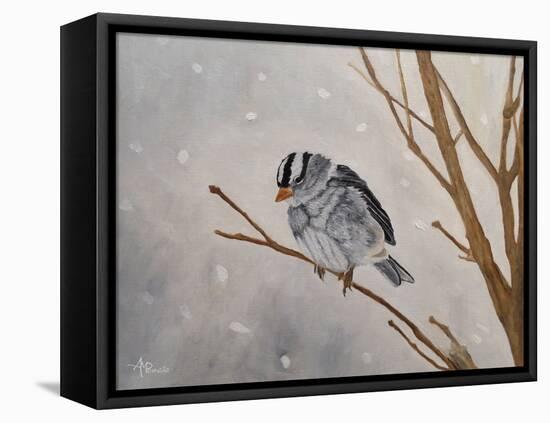 Blizzard Cutie-Angeles M Pomata-Framed Stretched Canvas