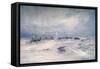 Blizzard on Barrier-G Marston-Framed Stretched Canvas