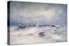 Blizzard on Barrier-G Marston-Stretched Canvas