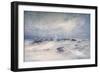 Blizzard on Barrier-G Marston-Framed Art Print