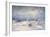 Blizzard on Barrier-G Marston-Framed Art Print
