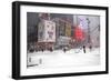 Blizzard on Times Square, 2006-Igor Maloratsky-Framed Art Print