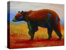 Blk Bear-Marion Rose-Stretched Canvas