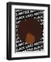 BLM 8-Victoria Brown-Framed Art Print