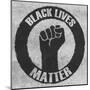 BLM Movement 1-Marcus Prime-Mounted Art Print