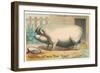 Bloated Pig-null-Framed Art Print