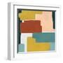 Block Abstract I-Grace Popp-Framed Art Print