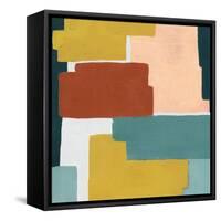 Block Abstract I-Grace Popp-Framed Stretched Canvas