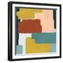 Block Abstract I-Grace Popp-Framed Art Print