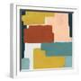 Block Abstract I-Grace Popp-Framed Art Print