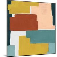 Block Abstract I-Grace Popp-Mounted Art Print