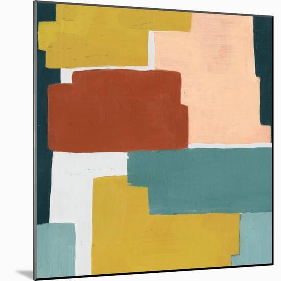 Block Abstract I-Grace Popp-Mounted Art Print