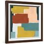 Block Abstract I-Grace Popp-Framed Art Print