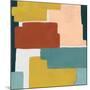 Block Abstract I-Grace Popp-Mounted Art Print