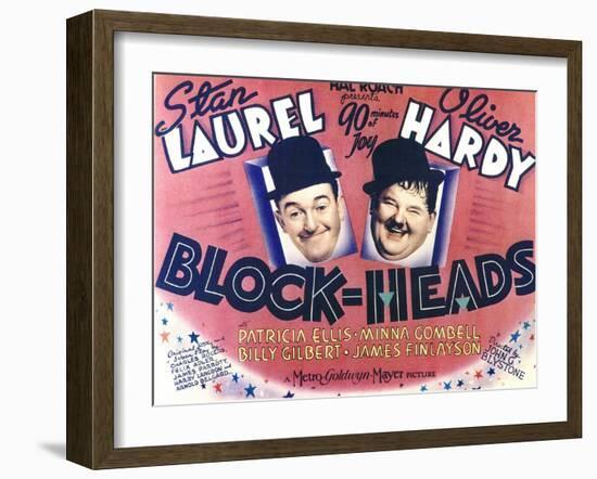 Block-Heads, 1938-null-Framed Art Print