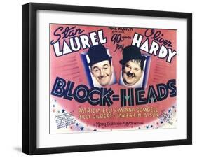 Block-Heads, 1938-null-Framed Art Print