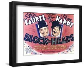 Block-Heads, 1938-null-Framed Art Print