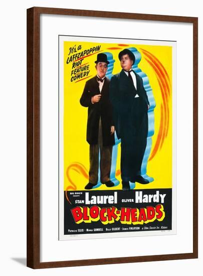 Block-Heads, 1938-null-Framed Giclee Print