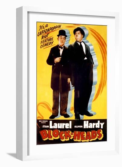 Block-Heads - Movie Poster Reproduction-null-Framed Photo