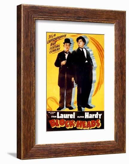 Block-Heads - Movie Poster Reproduction-null-Framed Photo