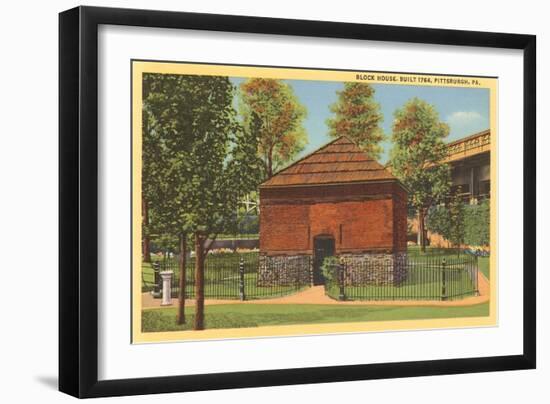 Block House, Pittsburgh, Pennsylvania-null-Framed Art Print