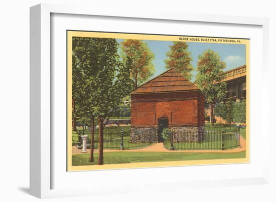 Block House, Pittsburgh, Pennsylvania-null-Framed Art Print