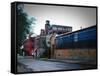 Block In Detroit-NaxArt-Framed Stretched Canvas